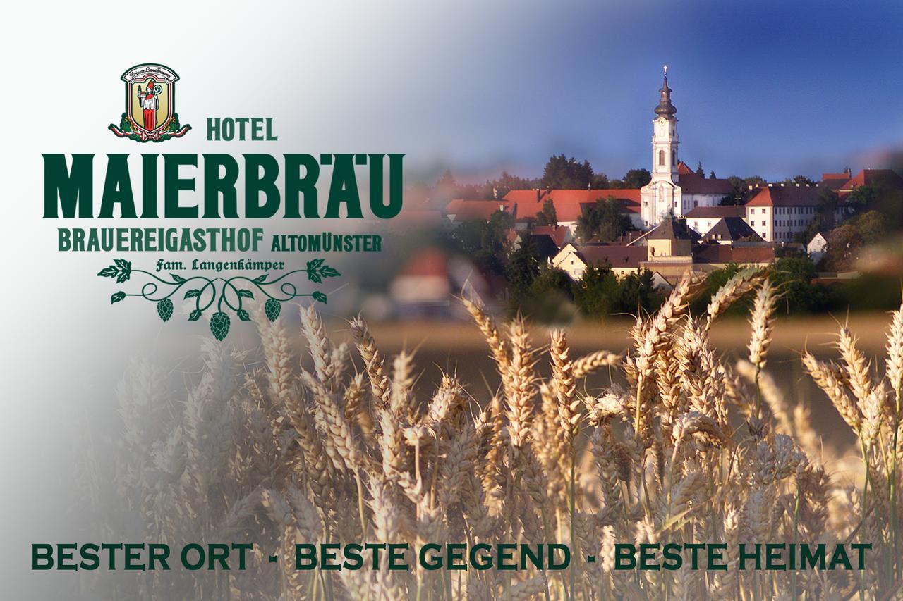 אלטמונסטר Brauereigasthof Und Hotel Maierbraeu מראה חיצוני תמונה